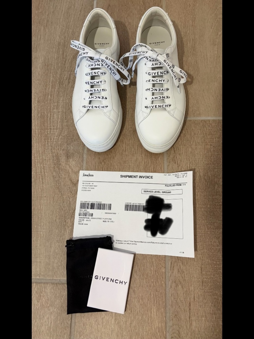Givenchy Urban Platform Sneakers White Size 7 EU37